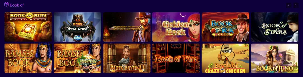 spinlynx casino book of